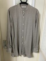 MAATEE&SONS 23ss マーティーアンドサンズ シャツ shirt バンドカラー ストライプ メンズ_画像3