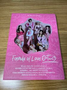 Formula of Love TWICE CD