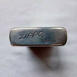 ZIPPO・Zippo・ ジッポ・ スターリングシルバー・ ビンテージ・ 筆記体 ケース付