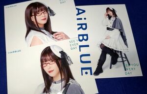 CUE!キューAiRBLUE DIALOGUE+ダイアローグ 小峯愛未 宇津木聡里 ブロマイド