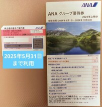 ANA 株主優待券 　　　　　　　　　　有効期限2024年6月1日〜2025年5月31日まで_画像2