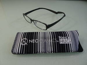 NEO CLASSICS NeckHUG GLR-21-1+1.50　折りたたみ眼鏡　シニアメガネ　アジアンフィット　中古