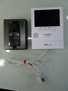 Panasonic/ Panasonic monitor parent machine VL-MV26K-W camera entranceway cordless handset VL-V522L intercom door phone used 