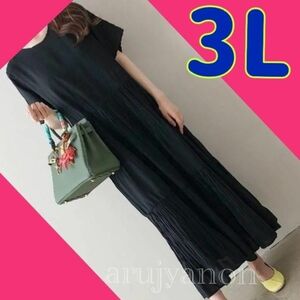 大きいサイズ ワンピース チュニック 3L レディース ロング