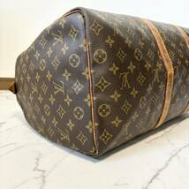 1円〜　LOUIS VUITTON ルイヴィトン ボストンバッグ モノグラム キャンバス バッグ ブラウン レザー M41428 キーポル45 MB0921 _画像6