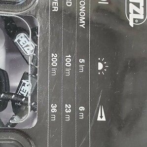 未開封品 ペツル PETZL BINDY ビンディ Headlamp ヘッドランプ 最大200ルーメン E102AA00 色黒USB RECHARGEABLE登山山歩散歩キャンプフェスの画像7