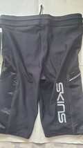 未使用タグ付 スキン SKINS ハーフタイツHalf Tights ST00300029001 SERIES-3 メンズ カラー黒色サイズMフィットネス着圧コンプレッション_画像5