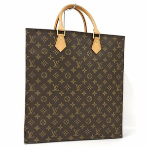 ●ルイヴィトン LOUIS VUITTON サック・プラ　モノグラム ブラウン トートバッグ M51140 [Jコレ]yu104