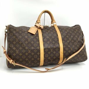 ●ルイヴィトン LOUIS VUITTON キーポル バンドリエール60 モノグラム M41412 ボストンバッグ ブラウン [Jコレ]E13yu196