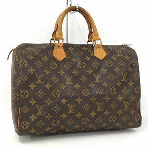 ●ルイヴィトン LOUIS VUITTON スピーディ35 ボストンバッグ モノグラム M41524 ブラウン [Jコレ]E16yu210