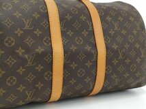 ●ルイヴィトン LOUIS VUITTON キーポル バンドリエール45 ボストンバッグ モノグラム M41418 ショルダー欠品 [Jコレ]E16yu211_画像6