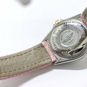 ●ジャンク ブライトリング BREITLING カリスティーノビコロ B52345 レディース腕時計 SS クオーツ ピンク文字盤 中古[Jコレ]D30TA61の画像8