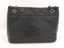 【中古】CHANEL チェーン トートバッグ レザー ブラック A67294_画像2