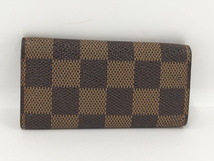 【中古】LOUIS VUITTON ミュルティクレ4 4連 キーケース ダミエ エベヌ N62631_画像3