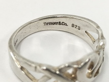 【中古】TIFFANY&Co. リング トリプル ラヴィング ハート パロマ ピカソ SV925 シルバー_画像7