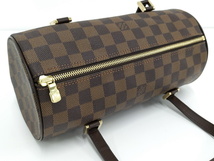 【中古】LOUIS VUITTON パピヨン26 PM ハンドバッグ ダミエ エベヌ N51304_画像7