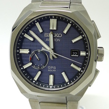 【中古】SEIKO アストロン ネクスター GPSソーラー SS ネイビー文字盤 SBXD013_画像1