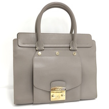 【中古】FURLA メトロポリス ハンドバッグ レザー_画像1