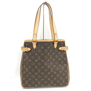 【中古】LOUIS VUITTON バティニョール ヴェルティカル ハンドバッグ モノグラム M51153