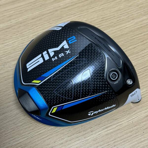 【送料無料 美品】テーラーメイド SIM2 MAX 9.0° シム2 マックス ヘッド カバー ドライバー 9.0度 TaylorMade / Qi10 ステルス STEALTH 2