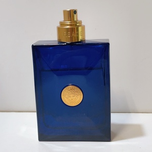  бесплатная доставка быстрое решение б/у *Versace Versace ti Ran голубой EDT 100ml* духи аромат * колпак нет 