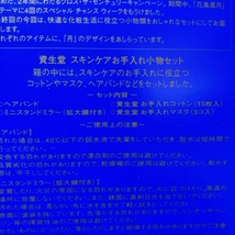 即決 送料無料 未使用 保管品 資生堂 スキンケアお手入れ小物セット & トラベルバッグセット クロス・ザ・センチュリーキャンペーン ミラー_画像3