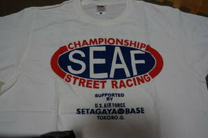新品 世田谷ベース 正式装備品 特製 S.E.A.F. Tシャツ SETAGAYA BASE 所ジョージ ストリートレーシング サイズL