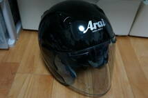 Arai SZ-F アライ ジェット ヘルメット XLサイズ ブラック 中古品 内外装洗浄済み ダクトすべて新品 _画像1