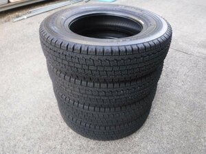 【K564】スタッドレスタイヤ4本 145/80R12 80/78N LT BRIDGESTONE ブリヂストン W300 2023年 中古 ◆◆個人宅配達不可◆◆