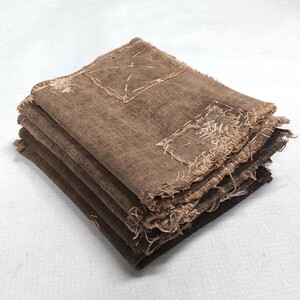 [ времена ткань ] sake пакет дерево хлопок 5 листов примерно 1,070g ткань старый ткань старый . Showa Retro античный Ремейк-материал B-21