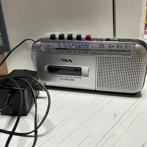 aiwa AIWAソニーからでてたブランドラジカセrm_p306 ラジオ電波の状況によりてれびも ラジカセ アイワ