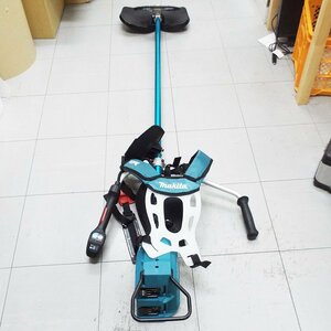 E☆【未使用品】makita マキタ 充電式草刈機 MUR012G 80Vmax 左右非対称Uハンドル ☆質屋・リサイクルマート宇部店☆