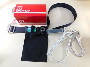 i1* new goods unused *tsuyo long safety belt LSA.. system stop for apparatus trunk belt type TB-LSA-590-BLK-M-BX* pawnshop recycle mart . part shop *