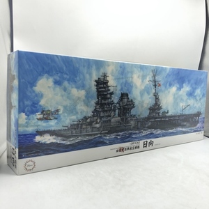 [ used ]fne) Fujimi model . boat ⑫ 1/350 Japan navy aviation battleship Hyuga city breaking the seal goods, not yet constructed, box dirt have [240070124776]