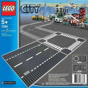 LEGO 7280　レゴブロック街シリーズCITY道路基盤プレート廃盤品