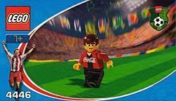 LEGO 4446　レゴブロックスポーツサッカーミニフィグコカコーラ廃盤品