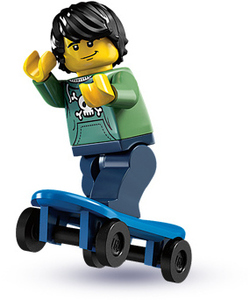 LEGO Skater　レゴブロックミニフィギュアシリーズミニフィグスケーター