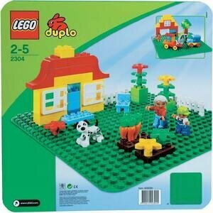 LEGO 2304　レゴブロックデュプロプレートグリーン基盤廃盤品