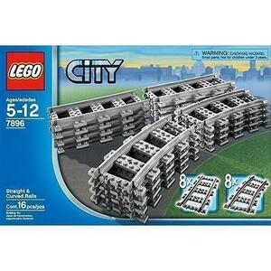 LEGO 7896　レゴブロック街シリーズCITYトレインパーツレール廃盤品