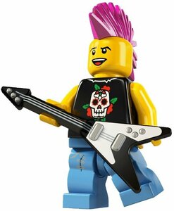 LEGO Punk Rocker　レゴブロックミニフィギュアシリーズミニフィグ廃盤品