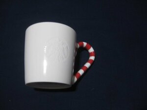 未使用★スターバックス(STARBUCKS)2012 ホリデー キャンディケーンマグカップ