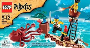 LEGO 6240 Lego block sea .PIRATES records out of production goods 