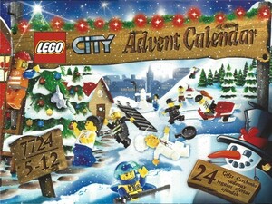 LEGO 7724　レゴブロック街シリーズシティCITYカレンダー廃盤品