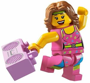 LEGO Fitness Instructor　レゴブロックミニフィギュアシリーズミニフィグ廃盤品