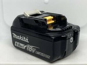 【送料0】純正！マキタ バッテリー 18v 6.0Ah【BL1860B】残量表示あり　税無　 Makita 　/6349