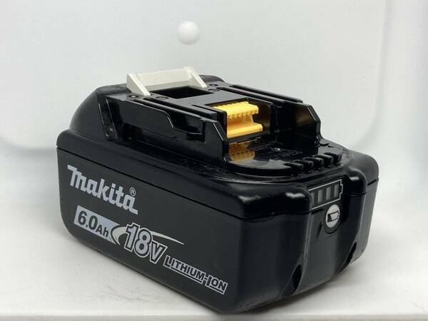 【送料0】純正！マキタ バッテリー 18v 6.0Ah【BL1860B】残量表示あり　税無　 Makita 　/7073