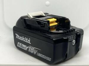 【送料0】純正！マキタ バッテリー 18v 6.0Ah【BL1860B】残量表示あり　税無　 Makita 　/7339