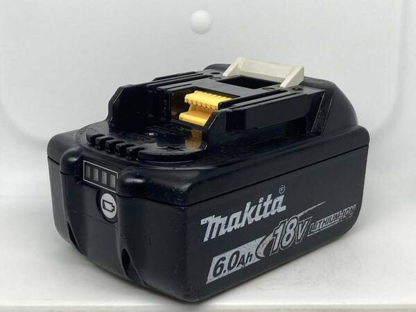 【送料0】純正！マキタ バッテリー 18v 6.0Ah【BL1860B】残量表示あり　税無　 Makita 　/9236