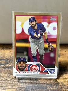 【Dansby Swanson】 Topps Series2 2023 ゴールドパラレル 2023枚限定 1293/2023 シカゴカブス