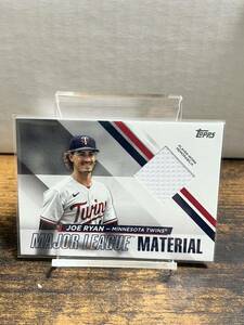 【Joe Ryan】 Topps Series1 2024 Player-Worn Memorabilia ジャージ レリック カード ミネソタツインズ